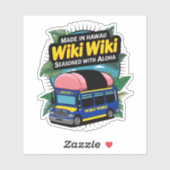 Honolulu Wiki-Wiki Shuttle Bus  Sticker シール (シート)