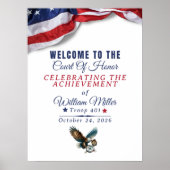 Honor Achievement Event Welcome Sign Poster ポスター (正面)