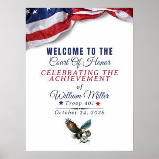 Honor Achievement Event Welcome Sign Poster ポスター