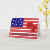 Honor and remember カード (黄色い花)