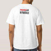 Honor in Every Strike – Black Panther Samurai  Tシャツ (裏面)