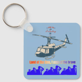 Honor in every thread light blue キーホルダー