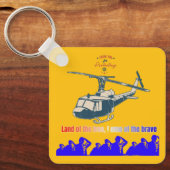 Honor in every thread light orange yellow キーホルダー (正面)