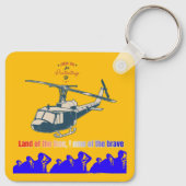 Honor in every thread light orange yellow キーホルダー (裏面)