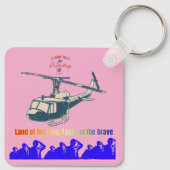 Honor in every thread light pink キーホルダー (裏面)