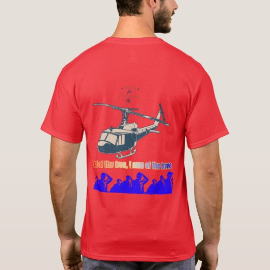 Honor in every thread red tシャツ (裏面)