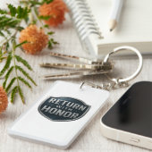 Honor™ LDSキーチェーンで戻る キーホルダー (正面右)