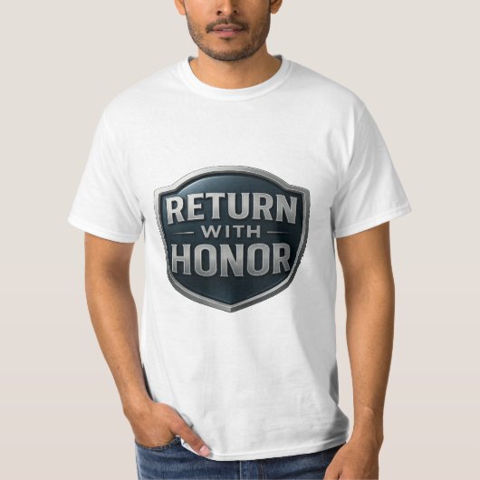 Honor™ LDSメンズ、カラー、ファブリック Tシャツ (正面)