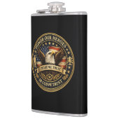 Honor Our Heroes Military Coin Patriotic Flask フラスク (左)