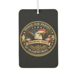 Honor Our Heros Military Coin Car Air Freshener カーエアーフレッシュナー