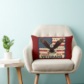 Honor Our Veterans Lumbar Support Throw Pillow ランバークッション (椅子)