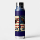 Honor Our Veterans Stainless Steel Water Bottle ウォーターボトル (左面)
