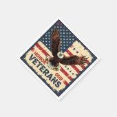  Honor Our Veterans Standard Cocktail Napkins スタンダードカクテルナプキン (角)