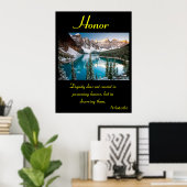 Honor Posts land 10 ポスター (ホームオフィス)