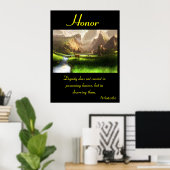 Honor Posts land 31 ポスター (ホームオフィス)