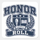 Honor Roll – Academic Excellence College スクエアシール (正面)