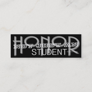 Honor Student – ソーシャルメディアパーソナルカード コーリングカード