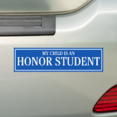 Honor Student Bumper Sticker バンパーステッカー (車上)