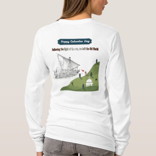 Honor to Columbus  Tシャツ (裏面)