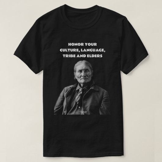 Honor Your Culture Lanaguage Tribe & Deliers先住民 Tシャツ (デザイン正面)
