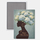 Honor Your Journey Inspirational Magnet マグネット (正面/裏面)