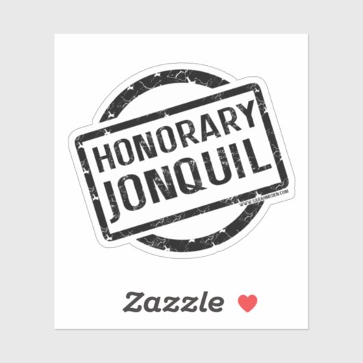 Honorary Jonquil sticker, black シール (シート)