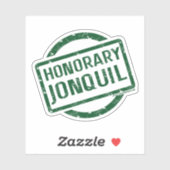 "Honorary Jonquil" sticker, green シール (シート)