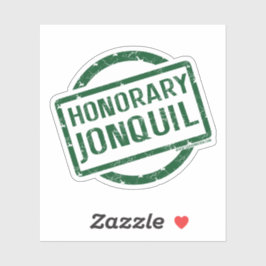 "Honorary Jonquil" sticker, green シール