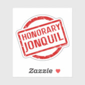 Honorary Jonquil sticker, red シール (シート)