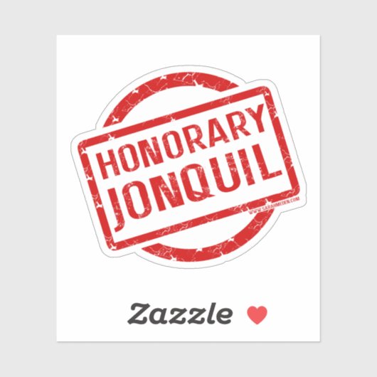 Honorary Jonquil sticker, red シール (シート)
