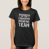Honorary member Canadian drinking team Canada Drin Tシャツ (正面)