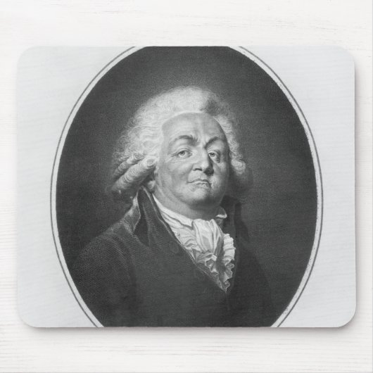HonoreガブリエルRiqueti、Comte de Mirabeau マウスパッド (正面)