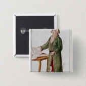 HonoreガブリエルRiqueti Mirabeau 缶バッジ (正面&裏面)