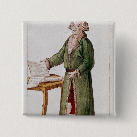 HonoreガブリエルRiqueti Mirabeau 缶バッジ (正面)