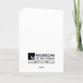 Honore Daumier著Lesender弁護士 カード (裏面)