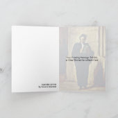 Honore Daumier著Lesender弁護士 カード (内部)