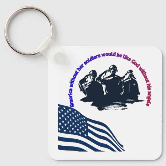 Honored in Valor キーホルダー (正面)