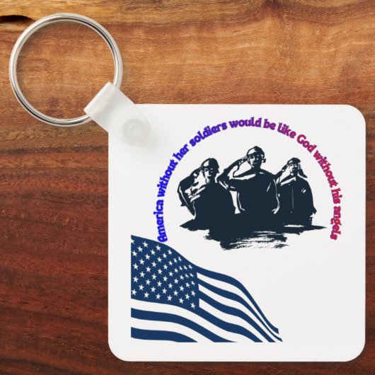 Honored in Valor キーホルダー (正面)