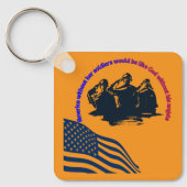 Honored in Valor orange キーホルダー (正面)