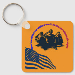 Honored in Valor orange キーホルダー