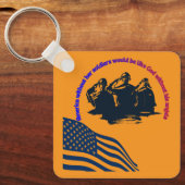 Honored in Valor orange キーホルダー (正面)