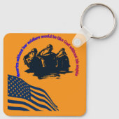 Honored in Valor orange キーホルダー (裏面)