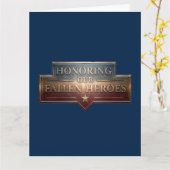 Honoring Our Fallen Heroes / Tarjeta Memorial Day  カード (黄色い花)