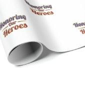 Honoring Our Heroes / Papel de Regalo ラッピングペーパー (ロールコーナー)