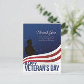 Honoring Our Heroes This Veterans Day 2025 ポストカード (スタンド正面)