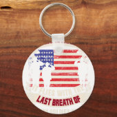 Honoring Our Veterans And The Fallen キーホルダー (正面)