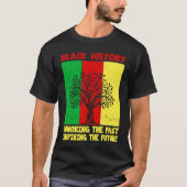Honoring Past Inspiring Future Black History Month Tシャツ (正面)