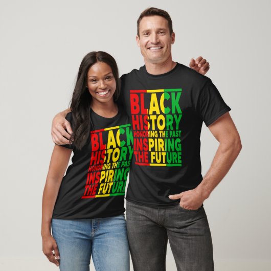 Honoring Past Inspiring Future I Am Black History  Tシャツ (ユニセックス)