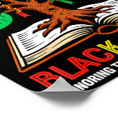 Honoring Past Inspiring Future Tree Book Black His ポスター (角)