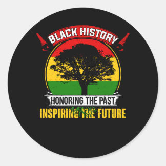 Honoring The Past Inspiring Future Black History ラウンドシール